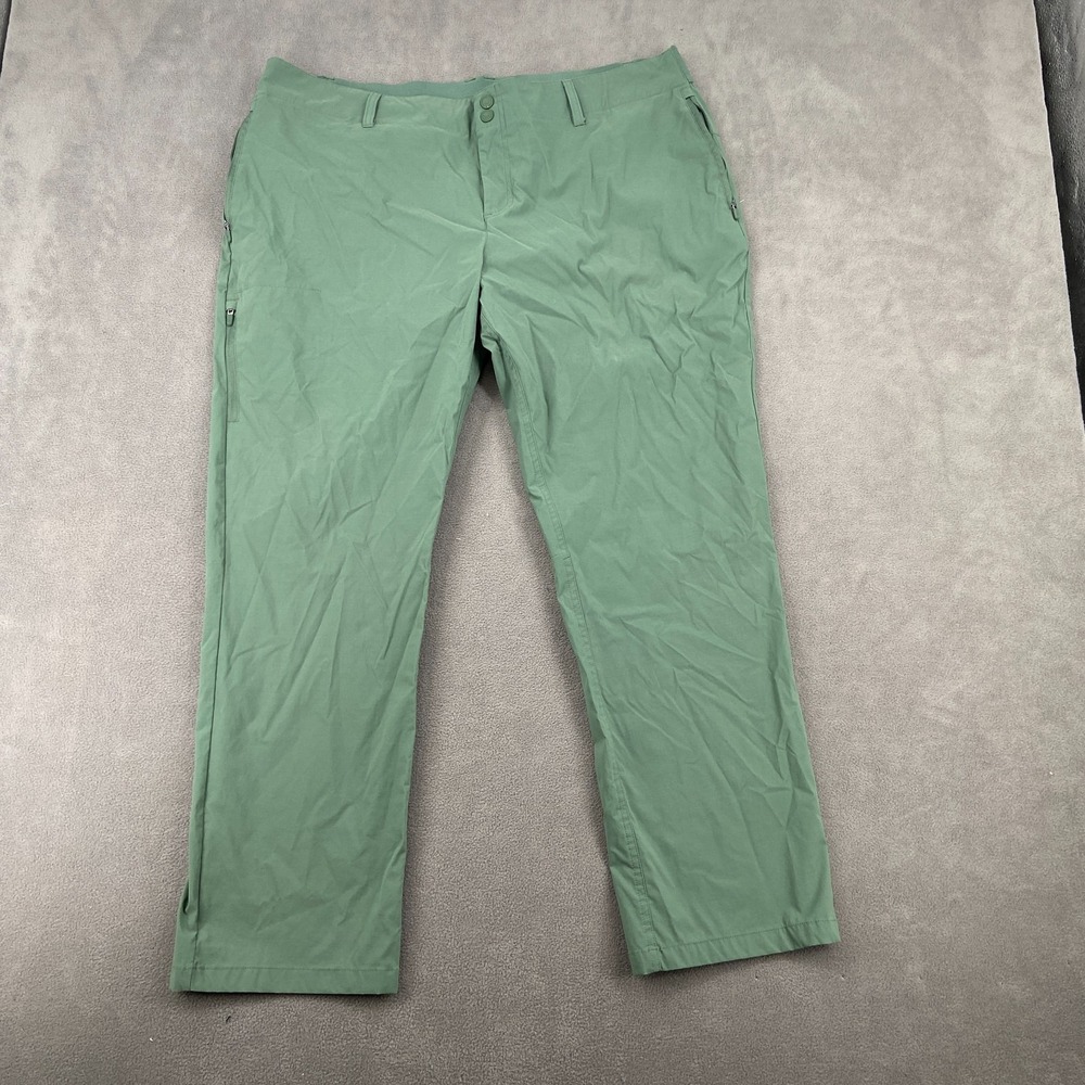 ZeroXposur Austin Pants Womens 2XL Sageleaf Relaxed Fit Travel Straight Leg‎
